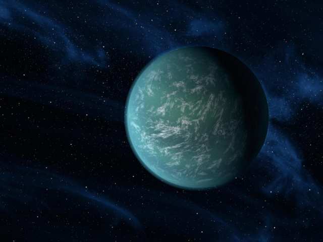 系外惑星「ケプラー22 b」の想像図