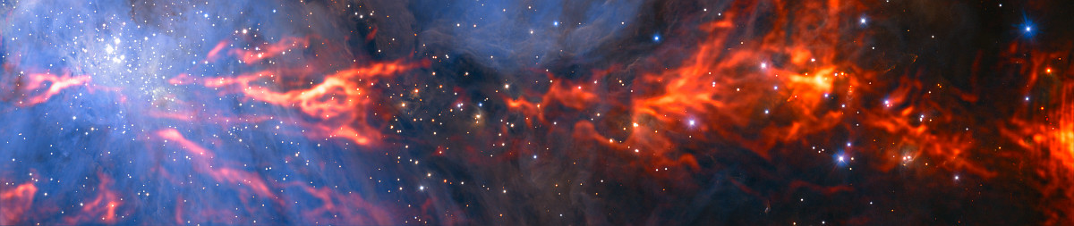 オリオン座大星雲のフィラメント構造