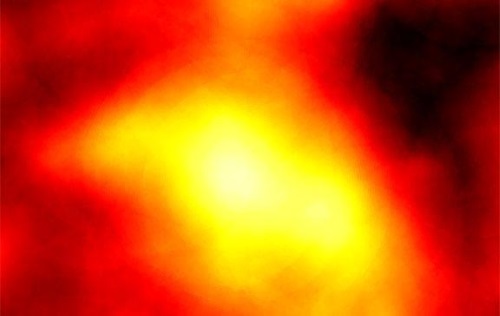 矮小銀河「レチクル座2」の方向からのガンマ線放射
