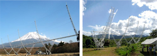 STE研の太陽風観測専用アンテナ