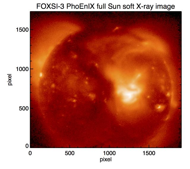 太陽コロナ全面画像