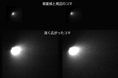 MROが撮影したサイディングスプリング彗星