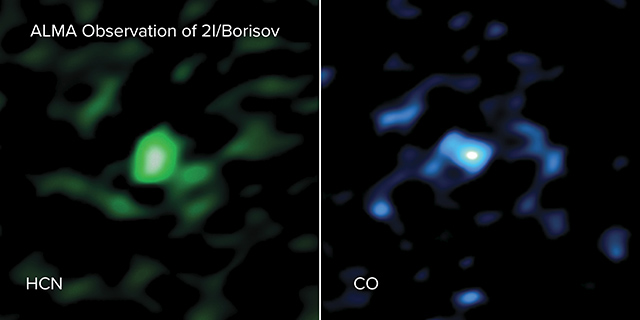 アルマ望遠鏡で観測されたボリソフ彗星