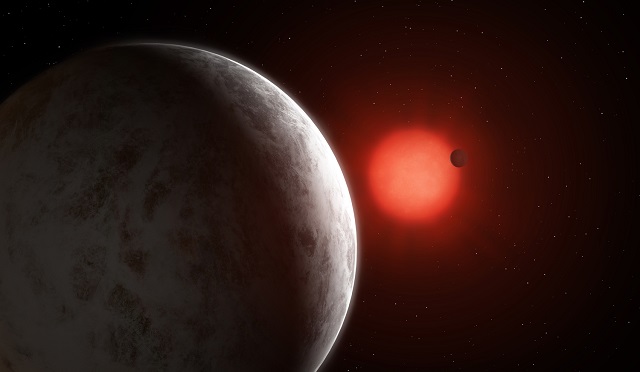 グリーゼ887の惑星系のイメージ