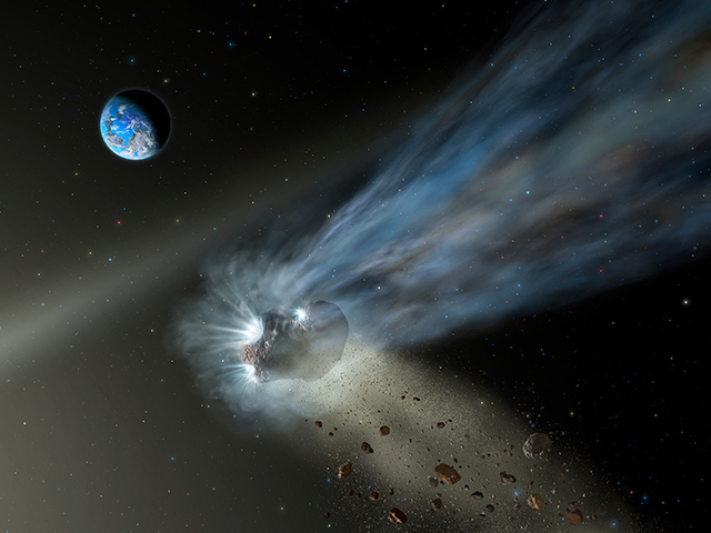 カタリナ彗星の想像図