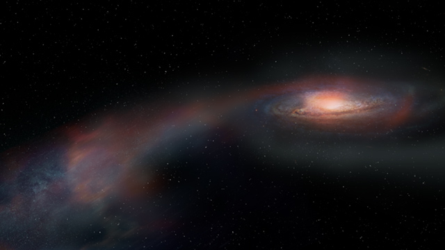 SDSS J1448+1010の想像図
