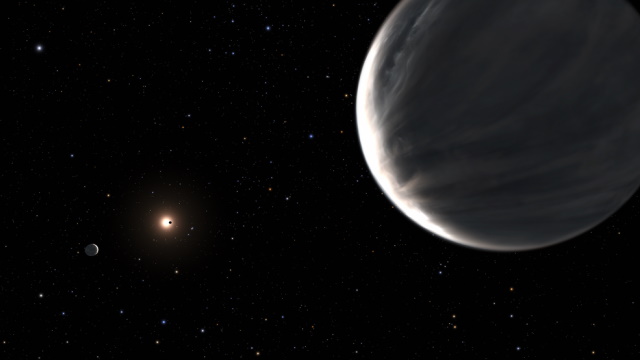 赤色矮星「ケプラー138」を巡る3つの惑星の想像図