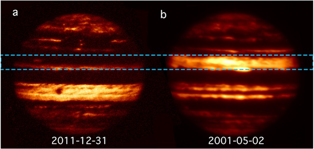 木星大気の長期変動