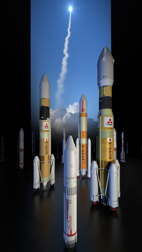「HAYABUSA2 − RETURN TO THE UNIVERSE −」に登場するロケット