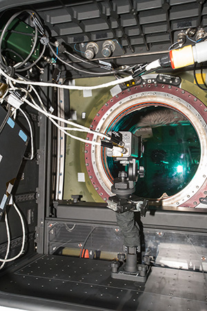ISSに設置されたメテオ