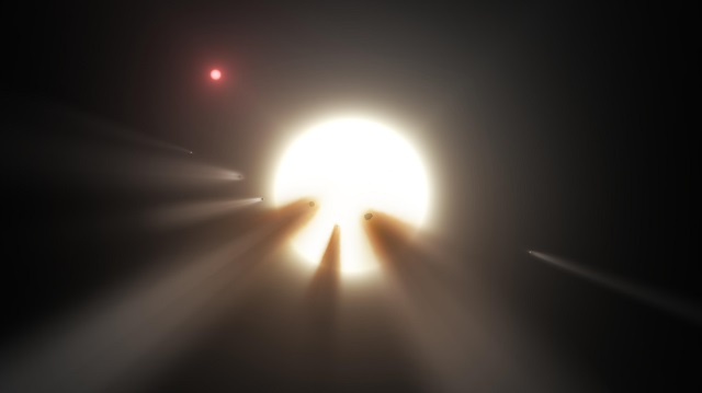 KIC 8462852の想像図