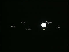 木星によるHIP62688の食（直前）