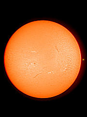 7月3日の太陽面（Hα画像）