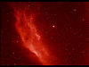 （光害地のカリフォルニア星雲の写真）