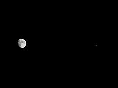 月と火星の接近
