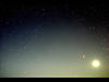 （金星とポイマンスキー彗星の写真）