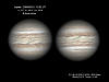 （RGBフィルターによる木星画像の写真）
