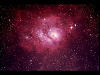 （カラー冷却CCDによる干潟星雲の写真）