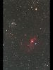 （NGC7635+M52の写真）