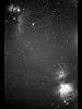 （馬頭星雲からオリオン大星雲の写真）