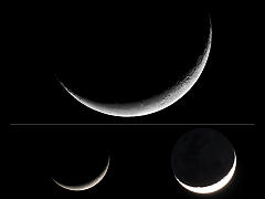 月齢27日と地球照