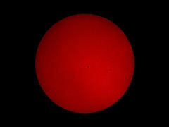 太陽 Hα像 （1/8 ）-II