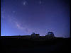 （Magellanic Clouds over the MOAII and B&C telescoples の写真）