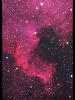 （北アメリカ星雲（NGC7000）ユカタン半島付近の写真）