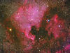 （北アメリカ&ペリカン星雲の写真）