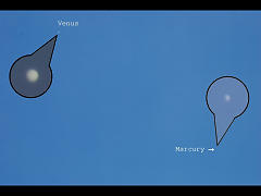 水星と金星の接近