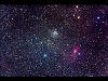 （M52とシャボン玉星雲の写真）