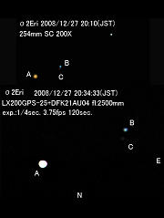 主系列星と白色矮星と赤色矮星の3重星