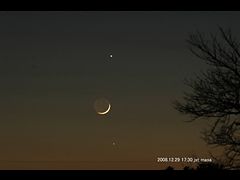 （masa氏撮影の月と水星、木星の写真 2）