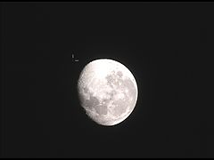 （kajikaj氏撮影の土星と月の写真 1）