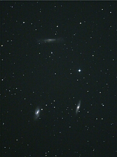D100によるM65、M66、NGC3628
