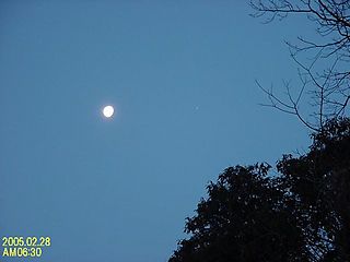 （月と木星の接近の写真 2）