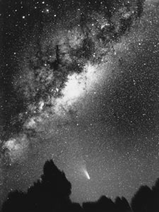 ハレー彗星の写真