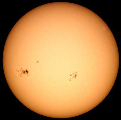 星くらぶM57の高橋篤司さん提供による9月21日の太陽