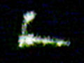 銀河の森天文台が撮影した10月13日夕方のディスカバリー号と国際宇宙ステーション