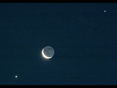 （ヨネヤン氏撮影の月と金星、木星の写真 2）