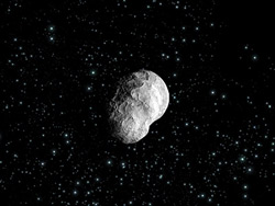 小惑星ルテティアの想像図