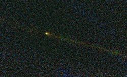 （WISEによるハートレー彗星（103P）の赤外線画像）