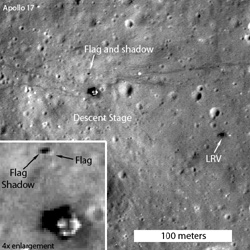 アポロ17号の着陸地