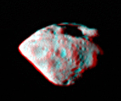 小惑星シュテインスの3D画像