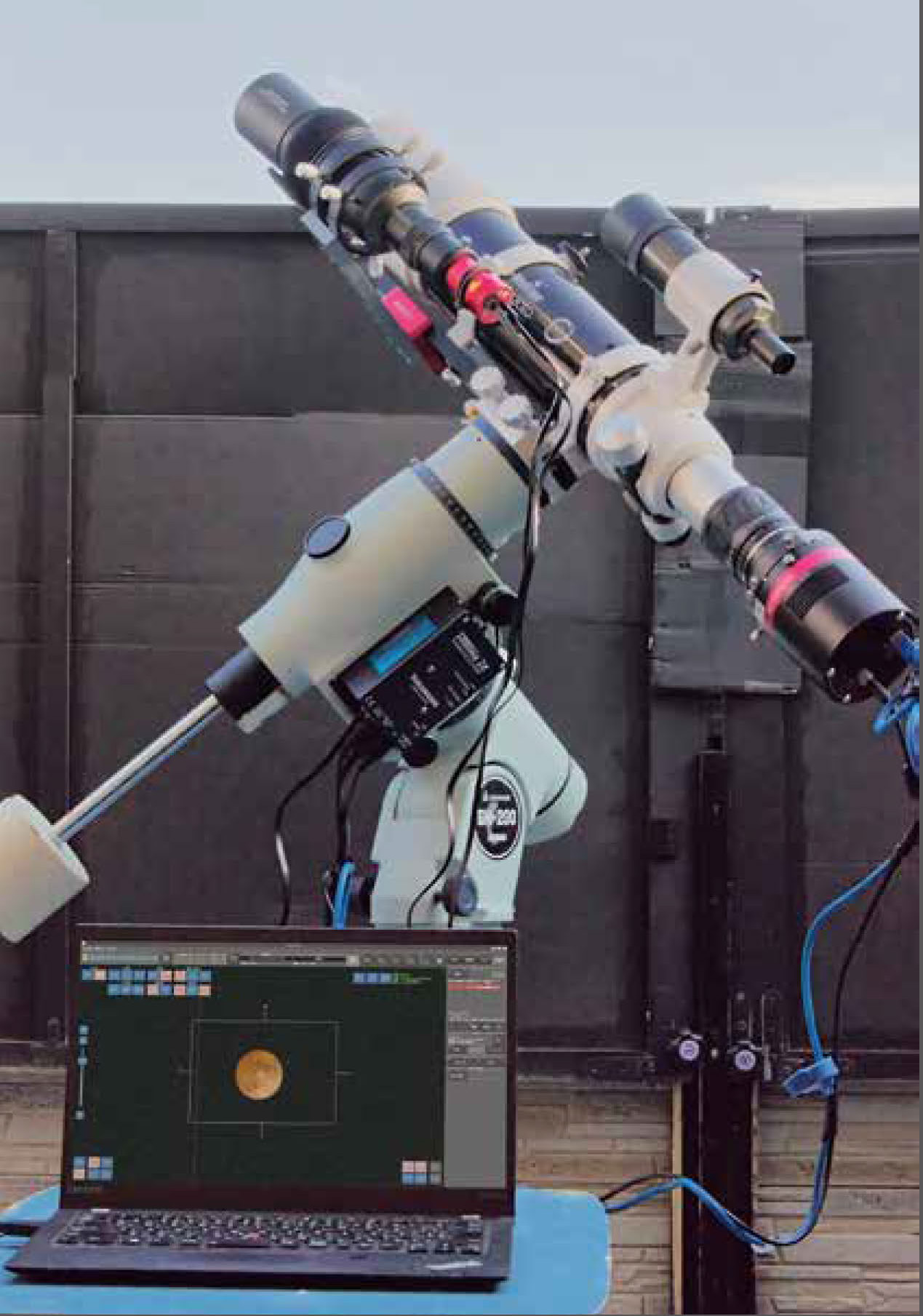 月食撮影システムの構成例