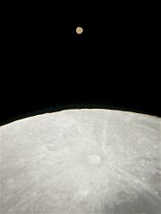 （山本雅運氏撮影の月と火星の写真 3）