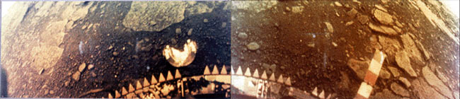 ベネーラ13号によるパノラマ写真