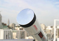 望遠鏡の対物レンズに観望用シートを取り付ける