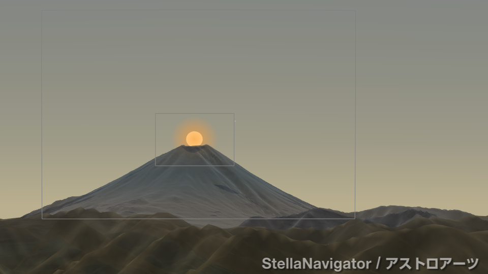 富士山頂に昇る初日の出 富士山頂に昇る初日の出