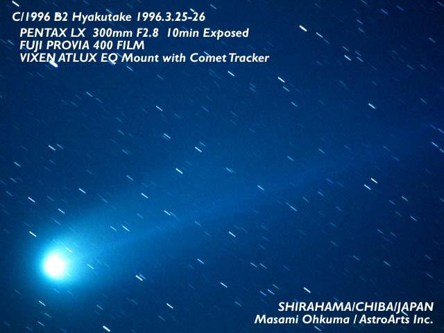 C/2001 A2 リニア彗星と見え方がよく似ているとされる C/1996 B2 百武彗星